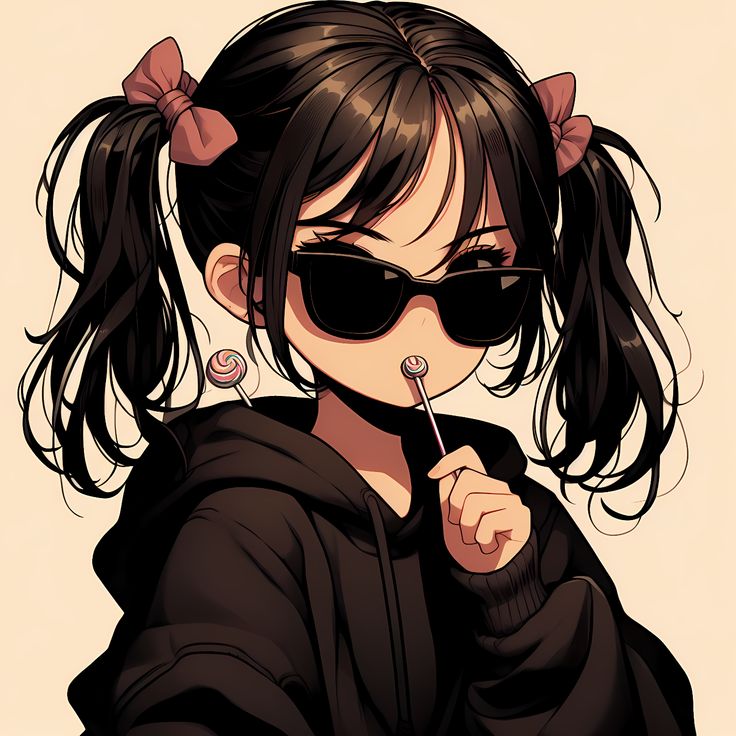 Avatar chibi nữ ngầu 